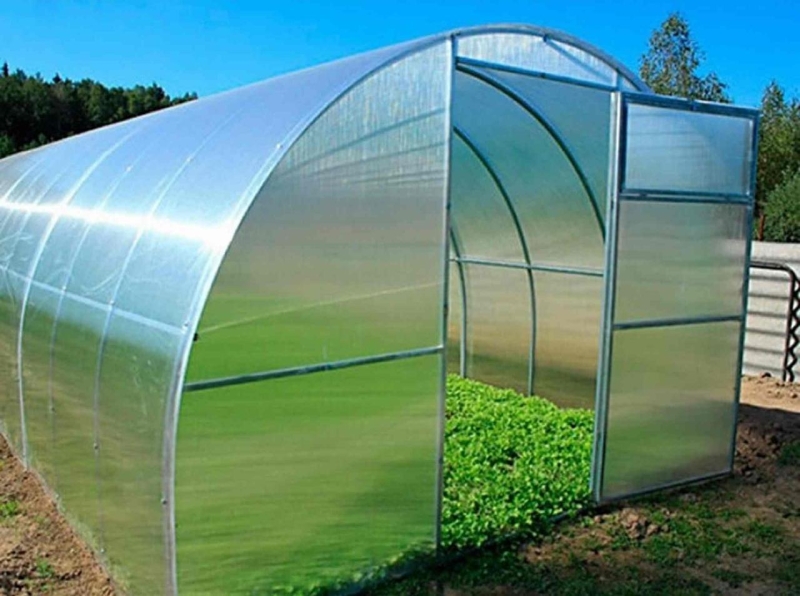 Теплица из поликарбоната АгроЛюкс 40х20, 0.67м