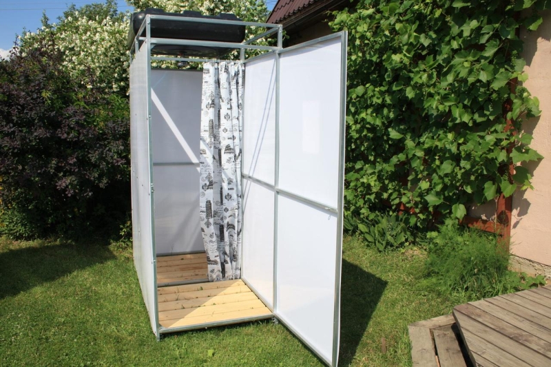 Душ дачный с тамбуром без Бака