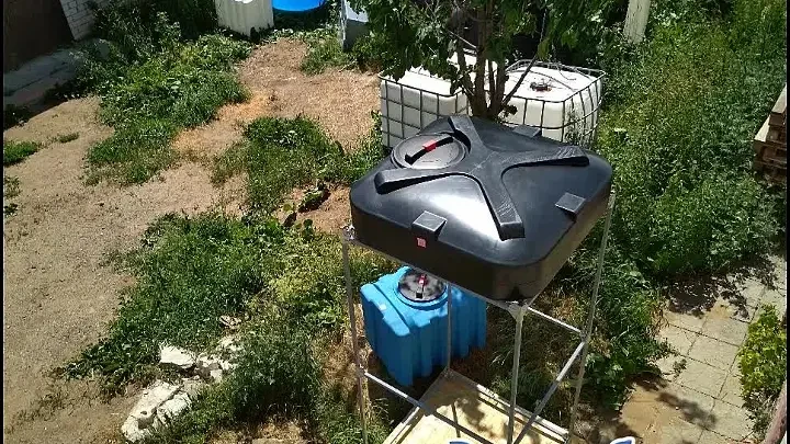 Бак для душа ROSTOK 200 л. С ПОДОГРЕВОМ