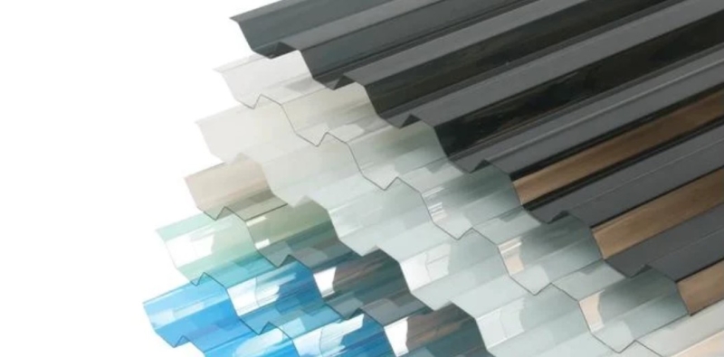 Профилированный монолитный поликарбонат ГРЕКО 2метра