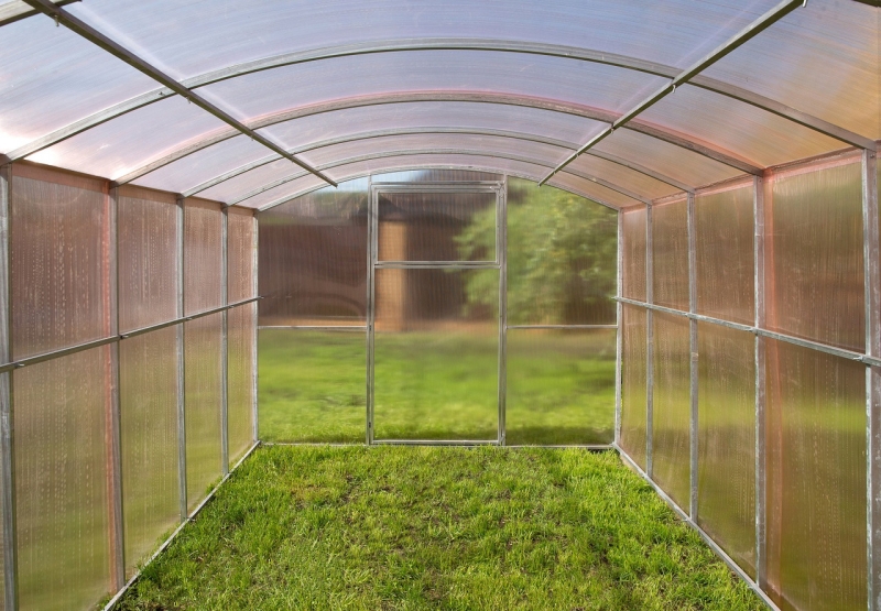 ТЕПЛИЦА ПРЯМОСТЕННАЯ 2.5 ПЛЮС, 8м, 40х20 дуги, шаг 0.67