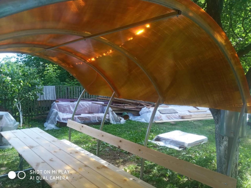 Беседка Астра2 длина 3метра комплектация люкс